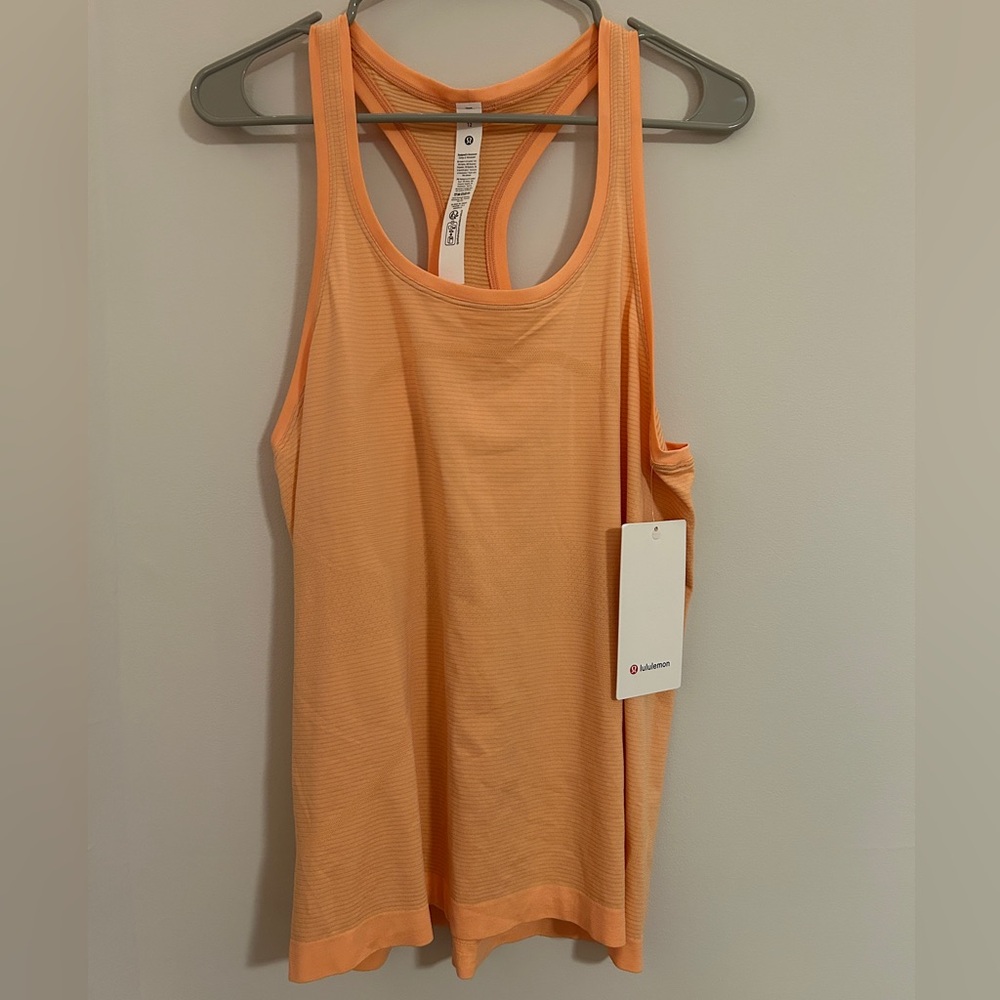 NWT Lululemon Swiftly Tech Racerback Tank Top 2.0 *Hip Length Rock Melon size 12 - Picture 6 of 10